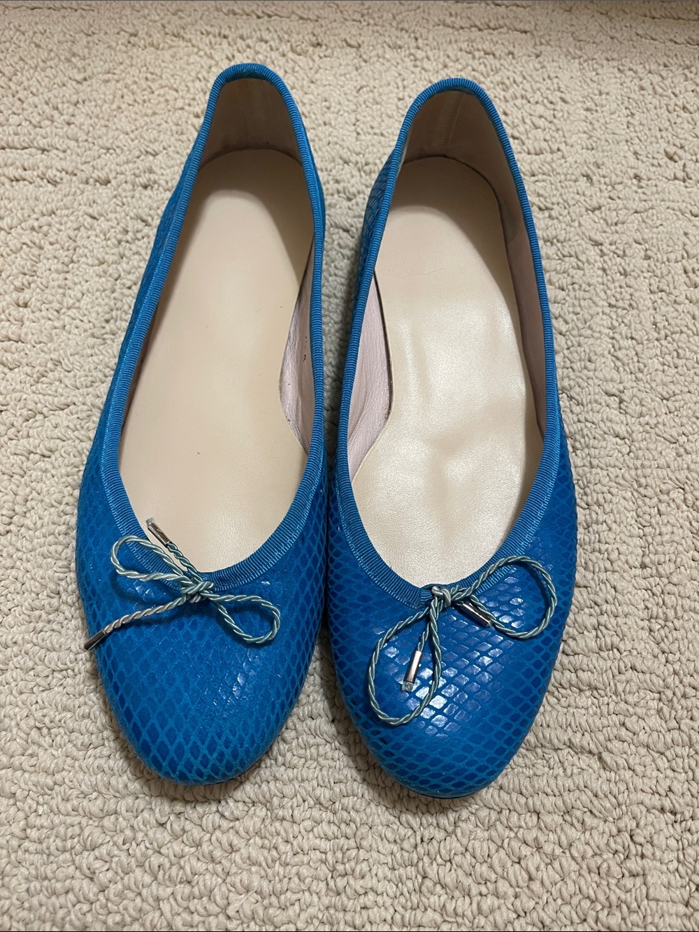 Blue flats size 7.5 excellent condition
